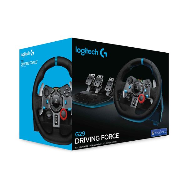 Volante-en-Cuero-y-Pedales-de-piso-Logitech-G29-Driving-Force-box
