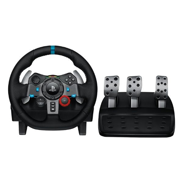Volante-en-Cuero-y-Pedales-de-piso-Logitech-G29-Driving-Force-front