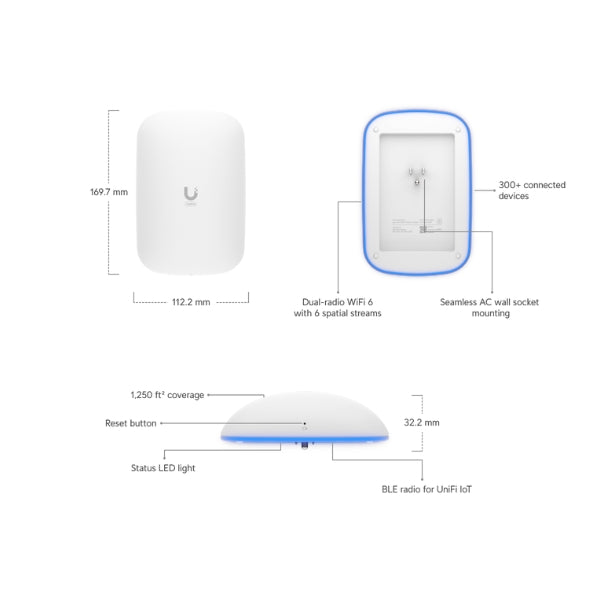 WiFi-Ubiquiti-UniFi-Access-Point-U6-Extender