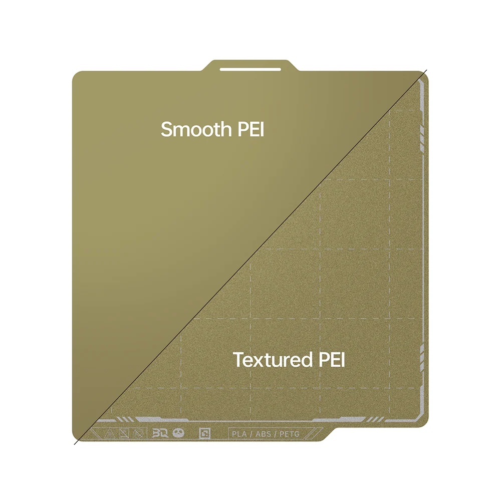 Accesorio Impresora 3D BIGTREETECH Panda Build Plate Smooth PEI Textured PEI Grid for — vista lateral