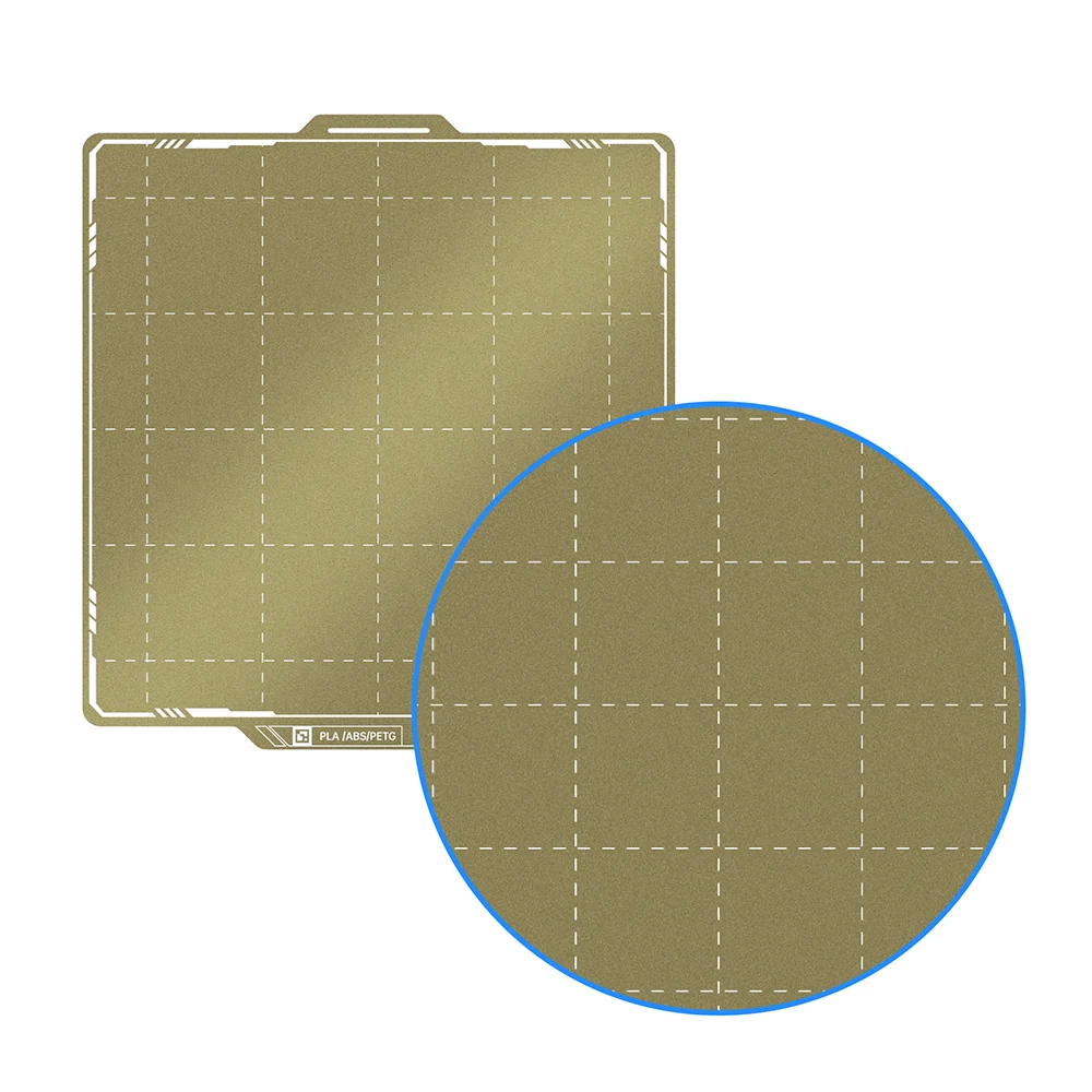 Accesorio Impresora 3D BIGTREETECH Panda Build Plate Smooth PEI Textured PEI Grid for — vista superior