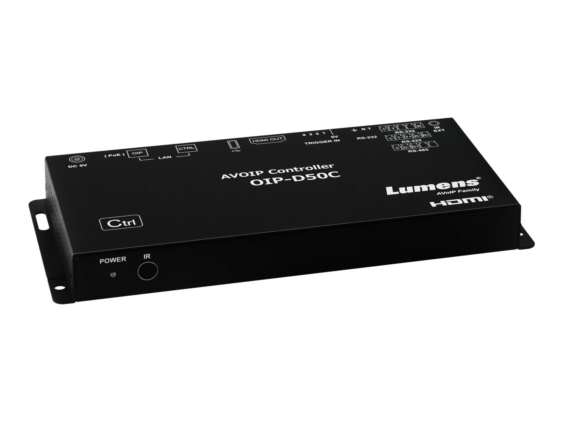 Accesorio Lumens OIP-D50C audio over IP system controller - vista 3