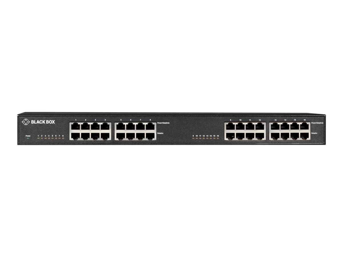 Accesorios de Redes Black Box POE+ Gigabit Ethernet Injector 16-Port - vista 2
