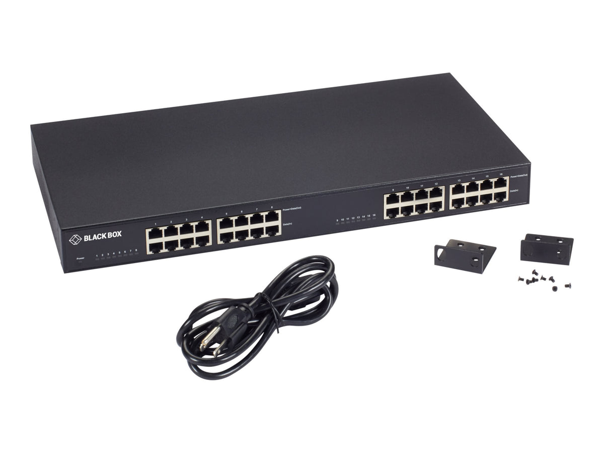 Accesorios de Redes Black Box POE+ Gigabit Ethernet Injector 16-Port - vista 4