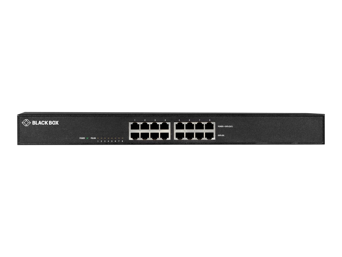 Accesorios de Redes Black Box POE+ Gigabit Ethernet Injector 8-Port - vista 1