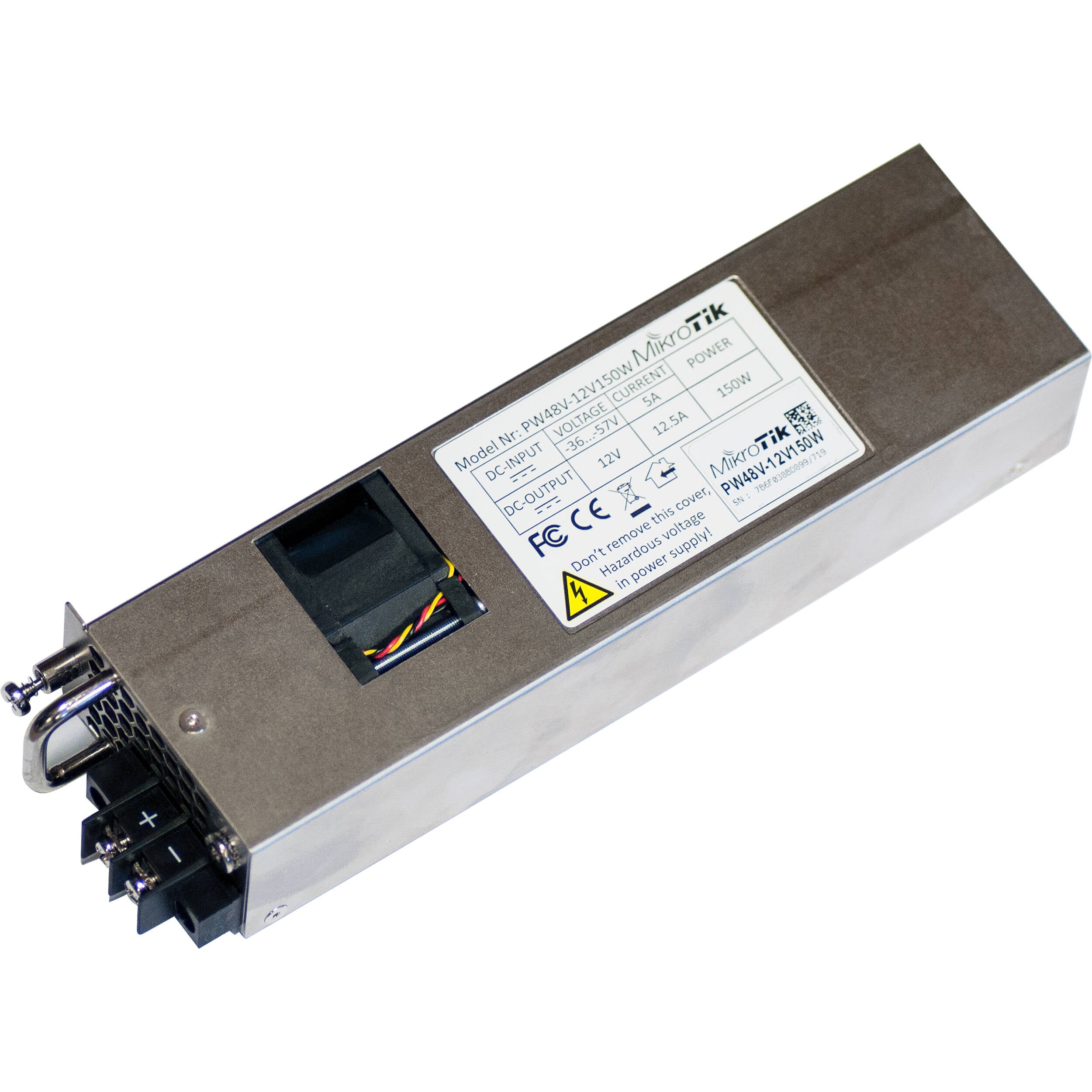 Accesorios de Redes MikroTik Hot-Swappable -48V DC 150W Telecom Power Supply - vista principal