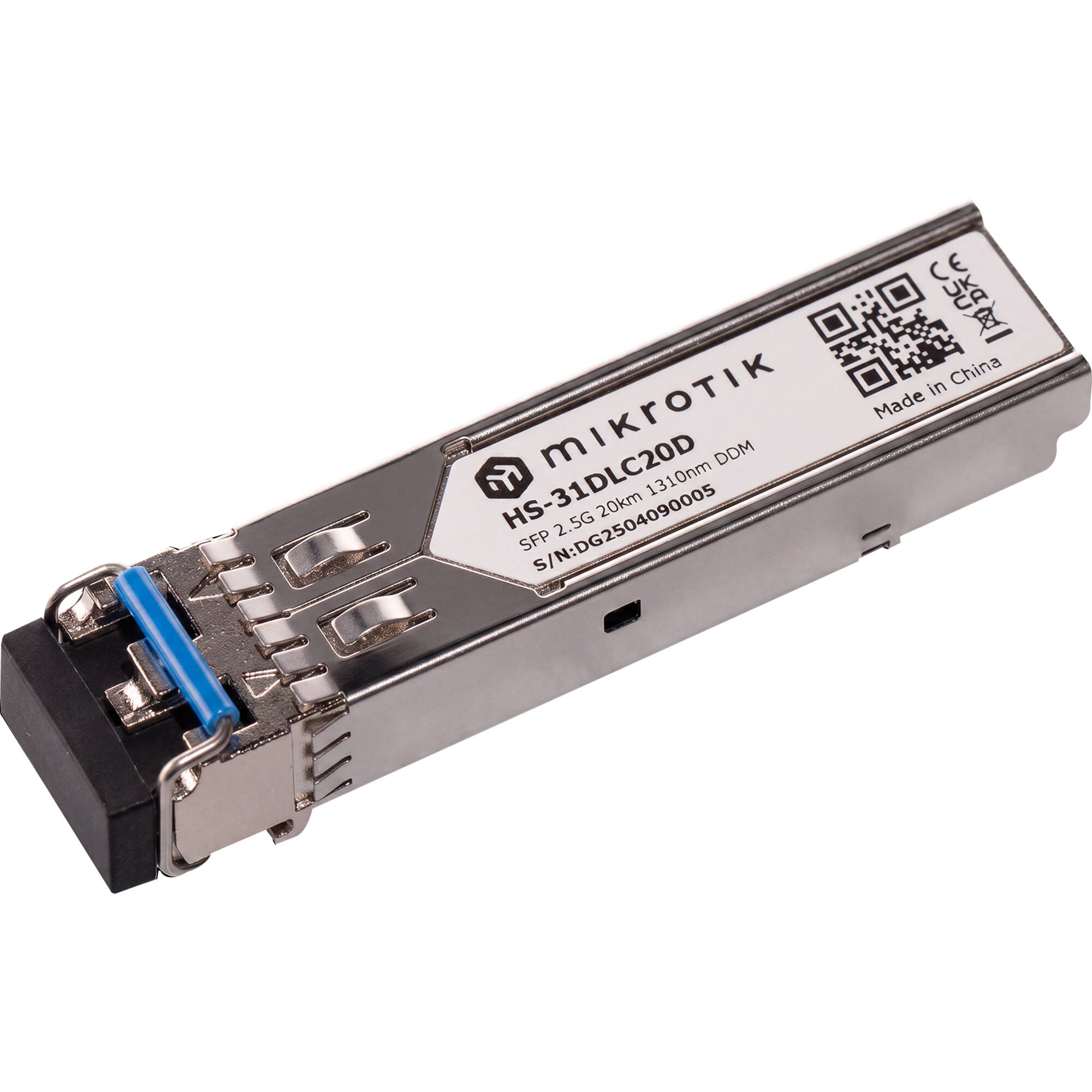 Accesorios de Redes MikroTik HS-31DLC20D 2.5G Single-Mode SFP Transceiver - vista principal