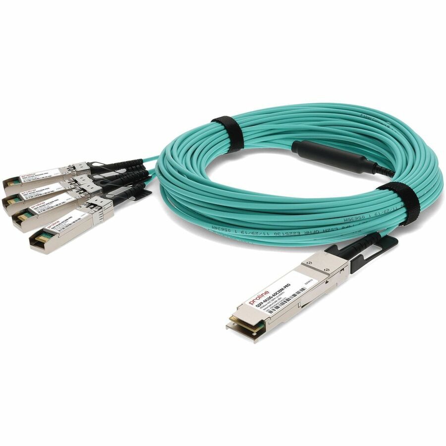 Accesorios de Redes Proline Cisco Compatible TAA Compliant 40GBase-AOC QSFP+ to 4xSFP+ Active Optical Cable (8 - vista 1