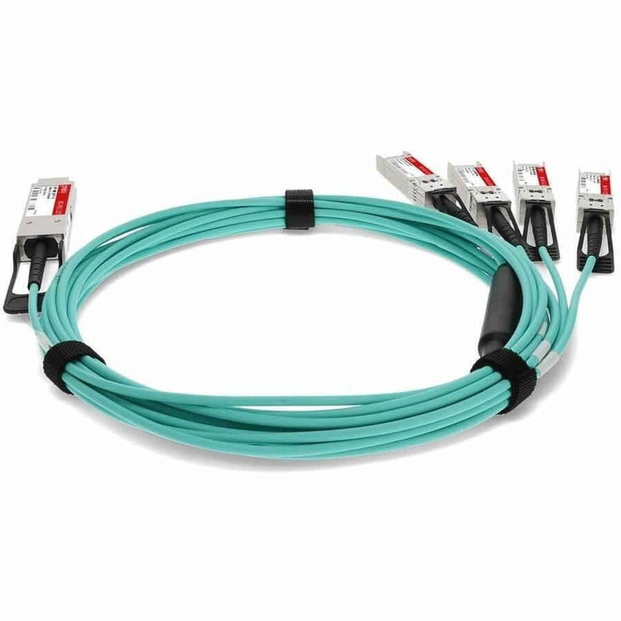 Accesorios de Redes Proline Cisco® QSFP-4X10G-AOC3M Compatible TAA Compliant 40GBase-AOC QSFP+ to 4xSFP+ Activ - vista 5
