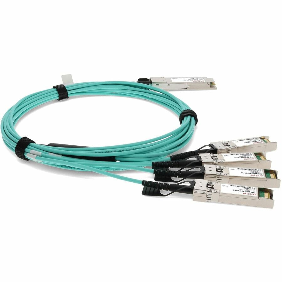 Accesorios de Redes Proline Cisco® QSFP-4X10G-AOC7M Compatible TAA Compliant 40GBase-AOC QSFP+ to 4xSFP+ Activ - vista 6