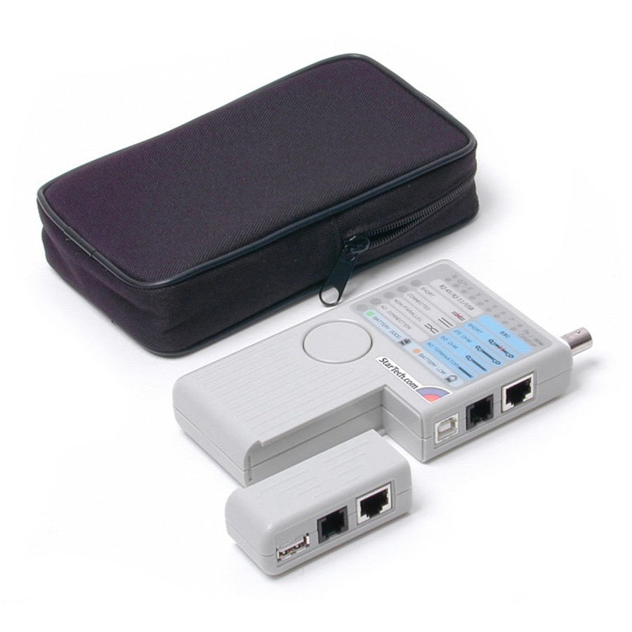 Accesorios de Redes StarTech.com StarTech Professional Multi Function RJ45 RJ11 USB and BNC Cable Tester - vista 1