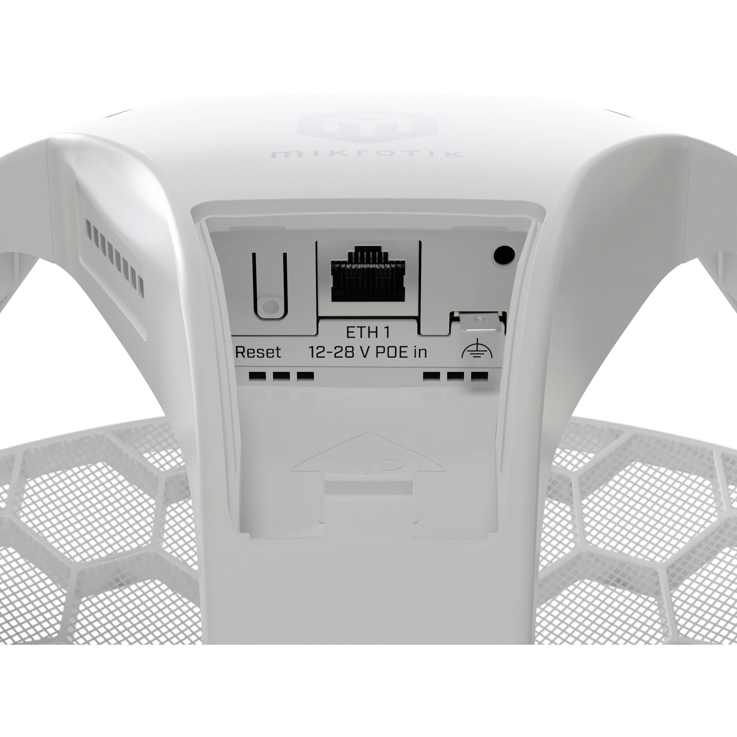 Access Point MikroTik LHG 5 ax CPE - vista frontal