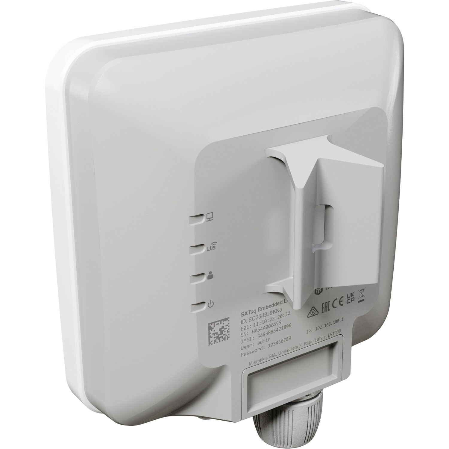 Access Point MikroTik SXTsq Embedded LTE4 (EU) - vista lateral