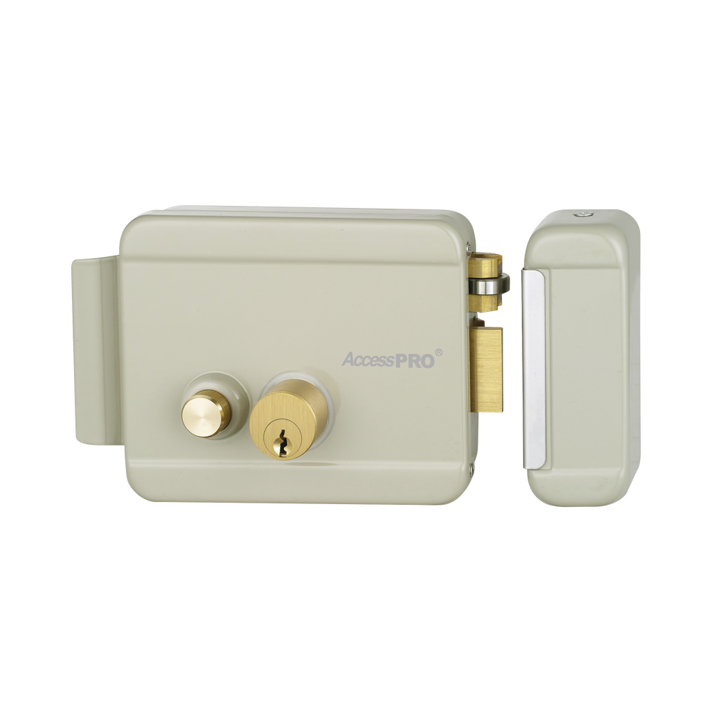 Cerradura Eléctrica con Botón de Salida AccessPRO ACCESSRIMB