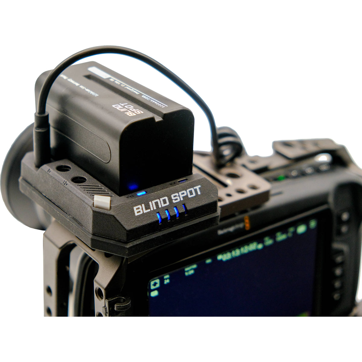 Adaptador de Corriente Blind Spot Gear USB-C to Canon LP-E6 Adapter - vista trasera