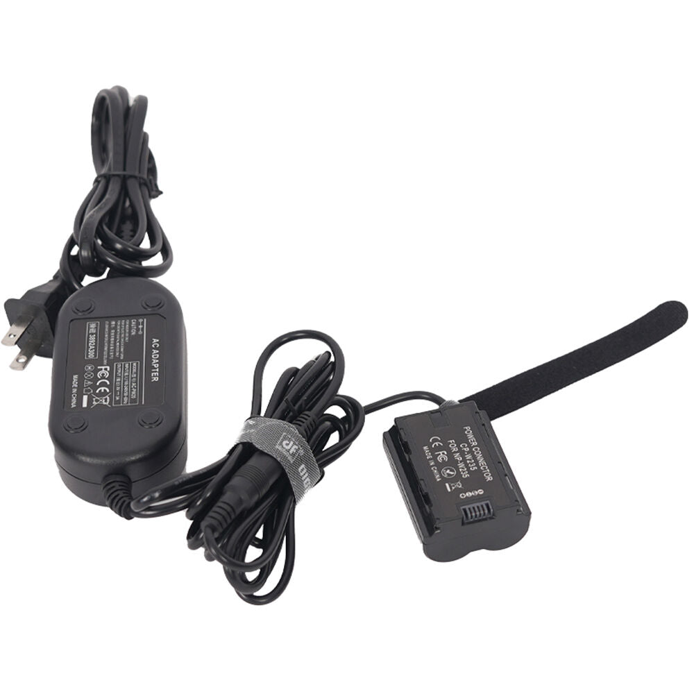 Adaptador de Corriente DigitalFoto Solution Limited FUJIFILM NP-W235 Dummy con AC - puertos y conexiones