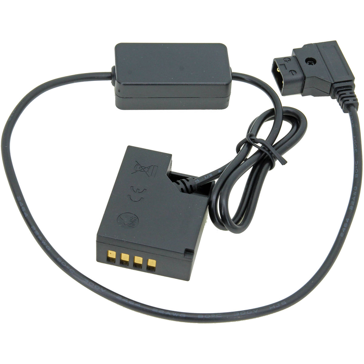 Adaptador de Corriente GyroVu D-Tap to FUJIFILM NP-W126S Intelligent Dummy (30") - vista frontal