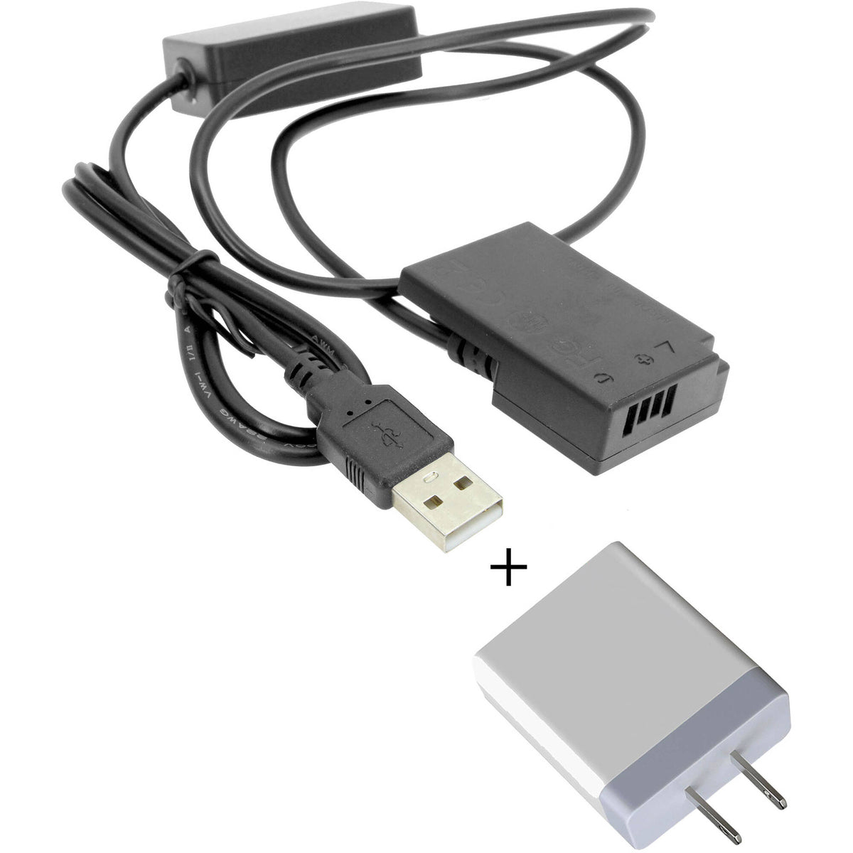 Adaptador de Corriente GyroVu USB to Canon LP-E17 Dummy Intelligent Cable con 3.1A Power Supply (40") - vista principal