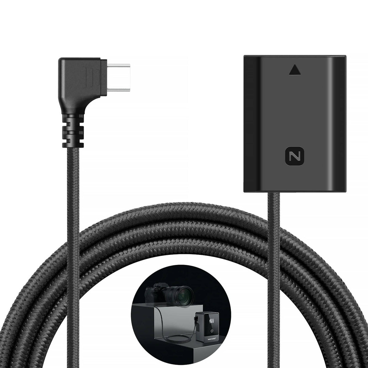 Adaptador de Corriente Neewer USB-C to NP-FZ100 Dummy (2.3') - vista principal