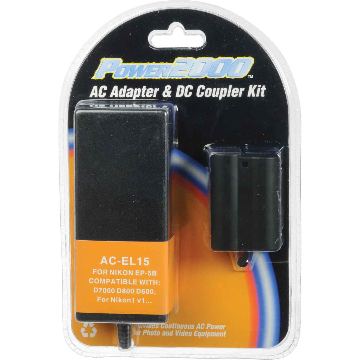 Adaptador de Corriente Power2000 AC-EL15 y Kit - vista principal
