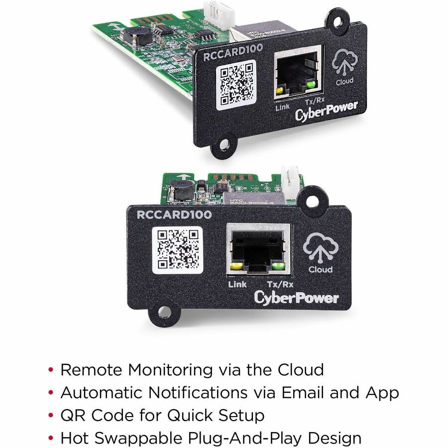 Adaptador de Red CyberPower RCCARD100 CyberPower Cloud Monitoring Card - vista 4