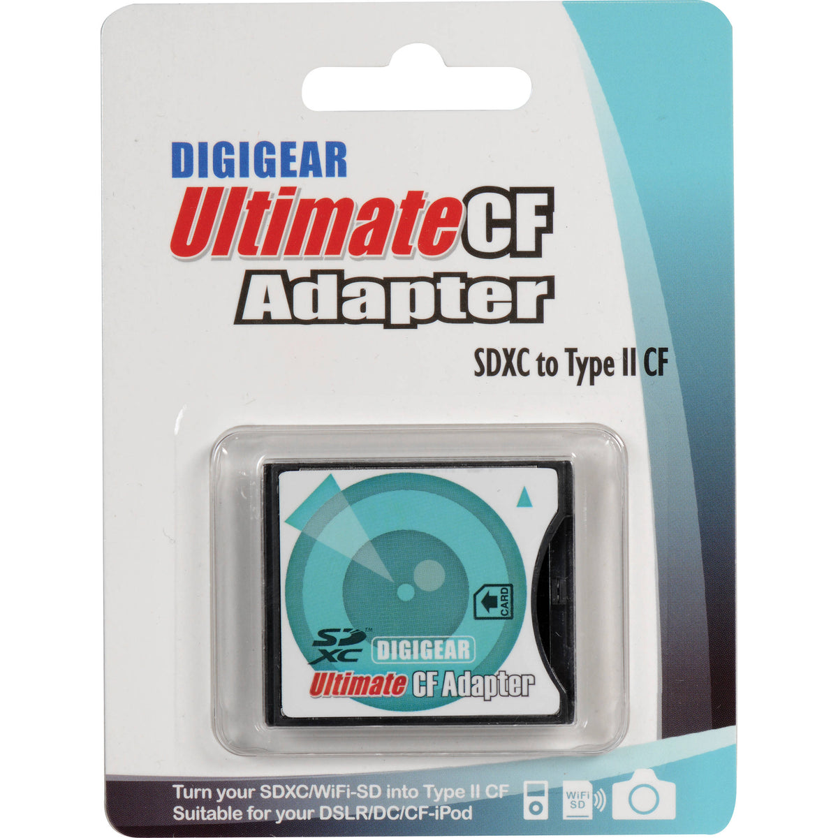 Adaptador de Tarjeta DigiGear Extreme SD-HC-XC a CF Adapter - vista principal