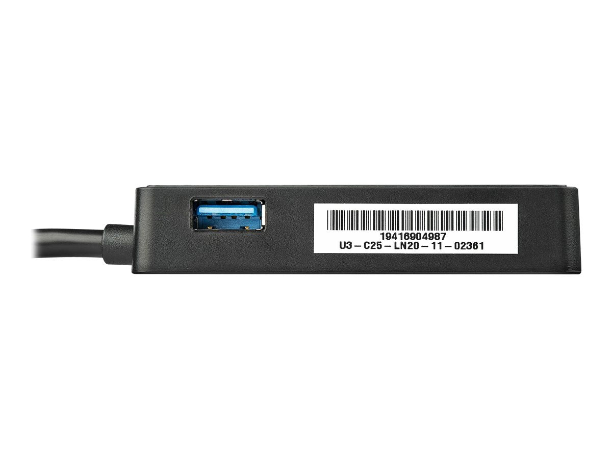 Adaptador WiFi Red StarTech.com StarTech USB 3.0 to Gigabit Ethernet NIC Network Adapter w/USB Port - vista 2