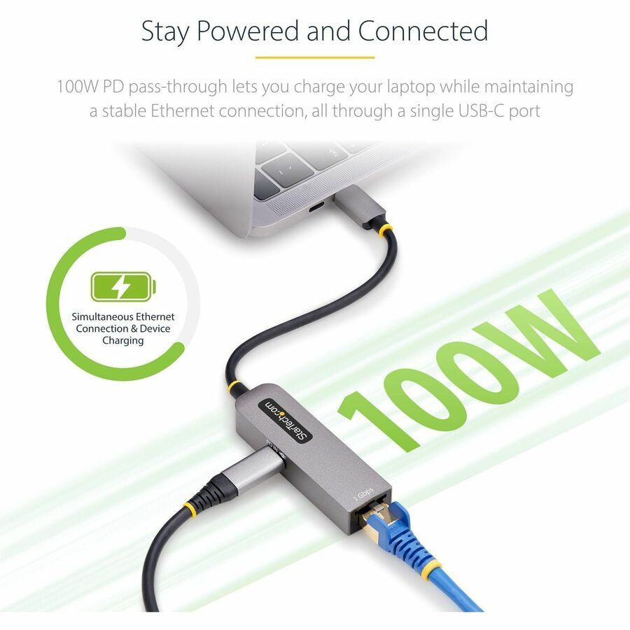 Adaptador WiFi Red StarTech.com StarTech USB-C to Ethernet Adapter - vista 3