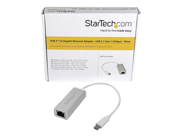 Adaptador WiFi Red StarTech.com StarTech USB C to Gigabit Ethernet Adapter - vista 2