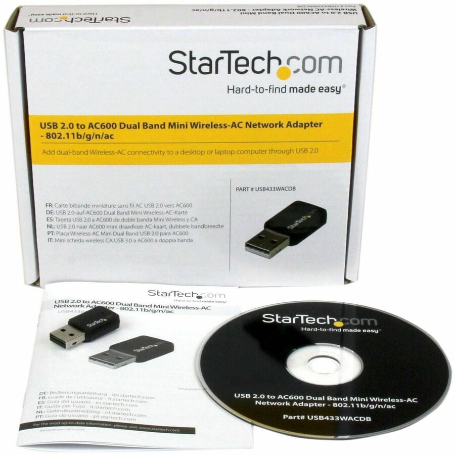 Adaptador WiFi Red StarTech.com StarTech USB Wifi Adapter - vista 4
