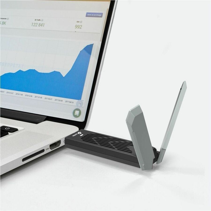 Adaptador WiFi Red TP-Link Archer TBE401UH IEEE 802.11a/b/g/n/ac/ax/be Tri Band Wi-Fi Adapter - vista 6
