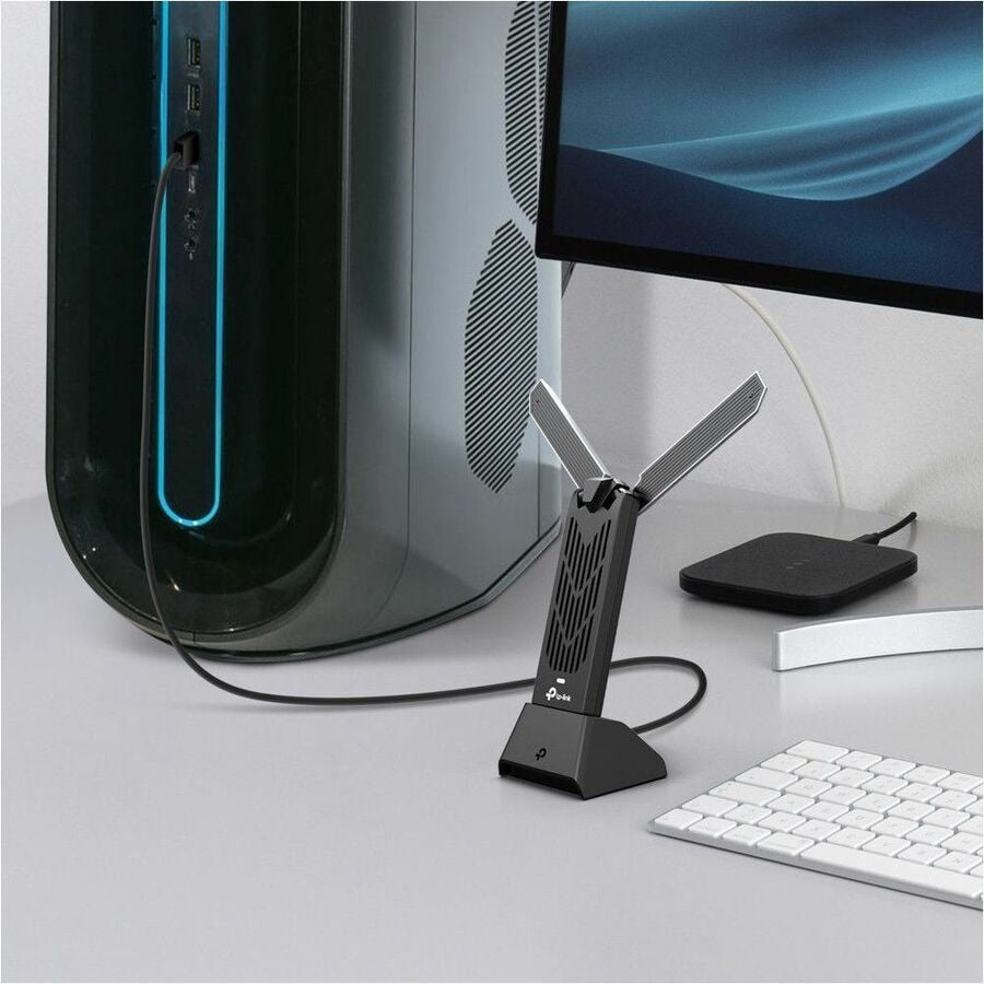 Adaptador WiFi Red TP-Link Archer TBE401UH IEEE 802.11a/b/g/n/ac/ax/be Tri Band Wi-Fi Adapter - vista 7