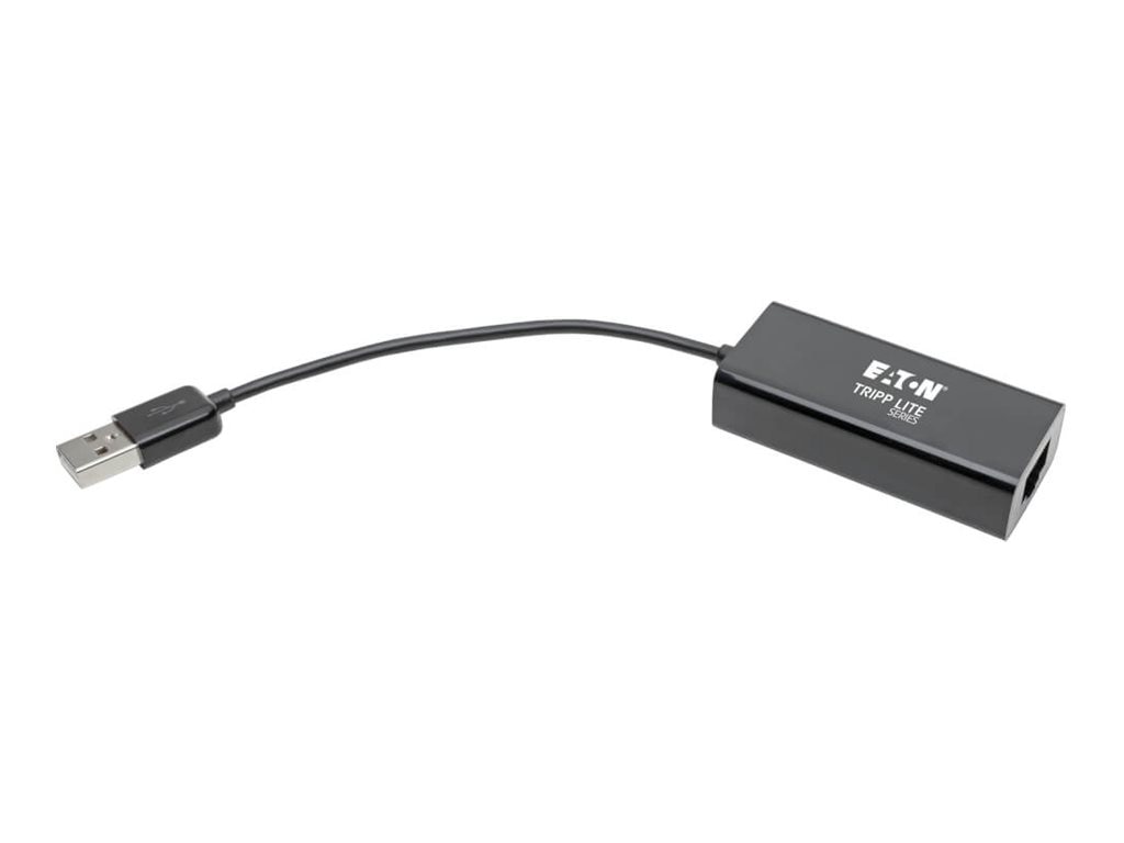 Adaptador WiFi Red Tripp Eaton Tripp Lite Series USB 2.0 Hi-Speed to Gigabit Ethernet NIC Network Adapter Blac - vista 4