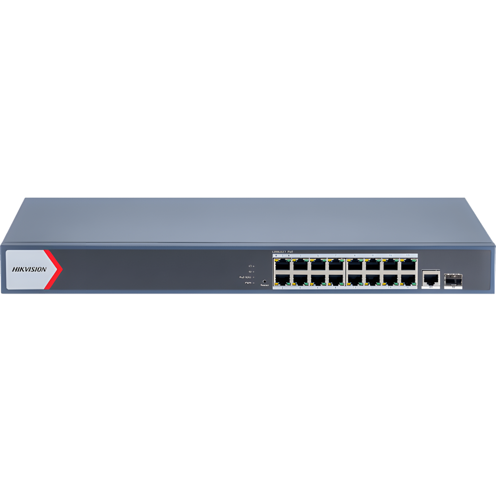 Switch PoE Hikvision - Estándar IEEE 802.3at - af - DS-3E1518P-EI/M