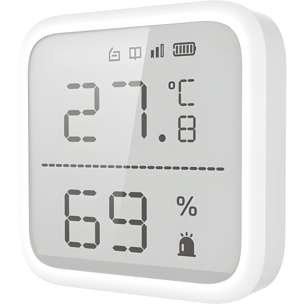 Detector Hikvision - 2.7" de Tamaño - Uso en Interior - Rango de Detección desde -35°C hasta 99°C - DS-PDTPH-E-WB