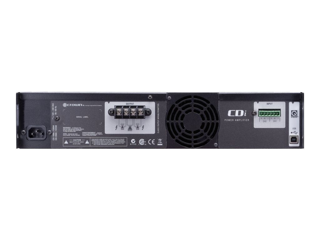 Amplificador-Grabadora Crown CDi 1000 - vista 2