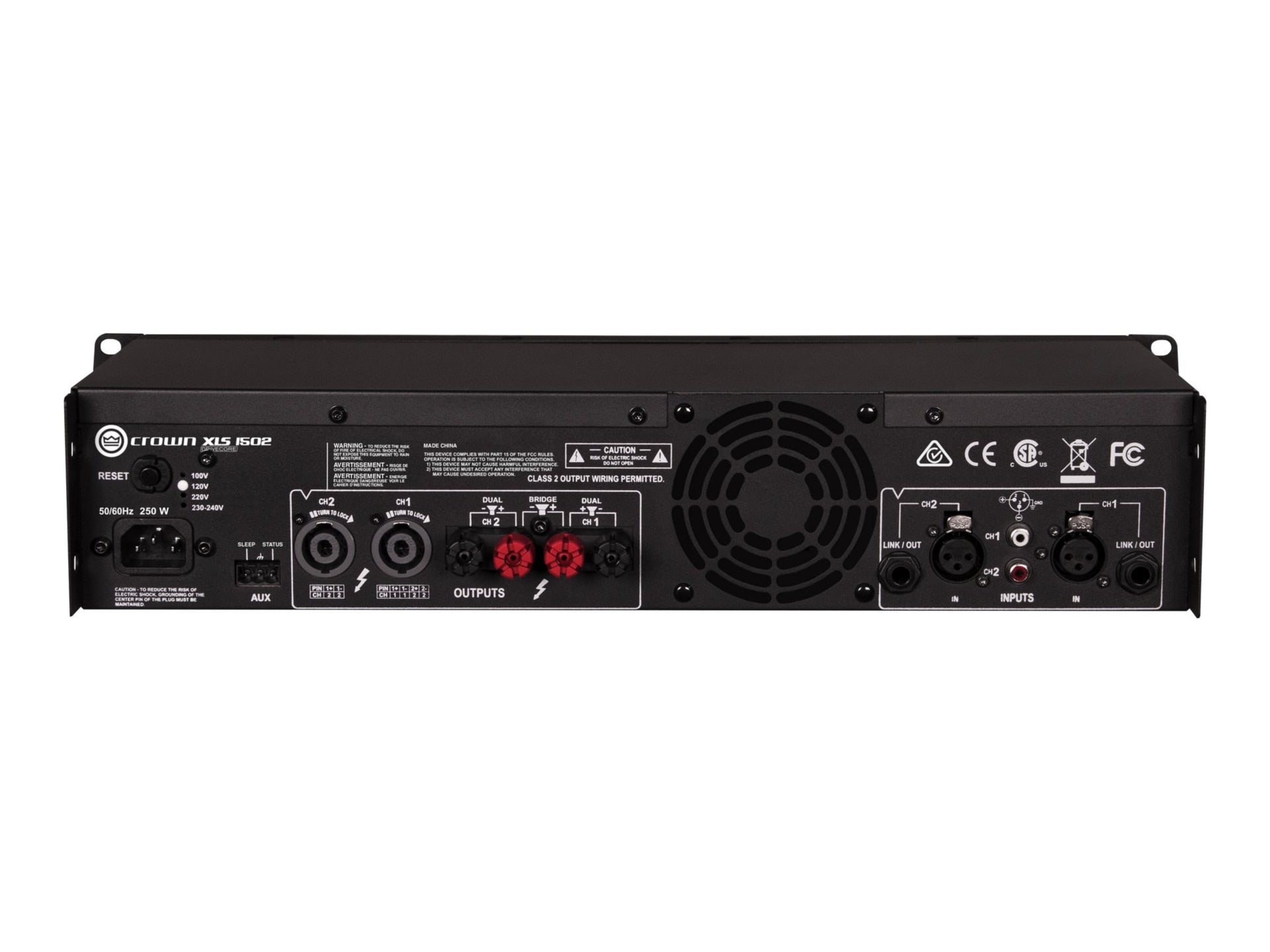 Amplificador-Grabadora Crown XLS DriveCore 2 Series 1502 - vista 2