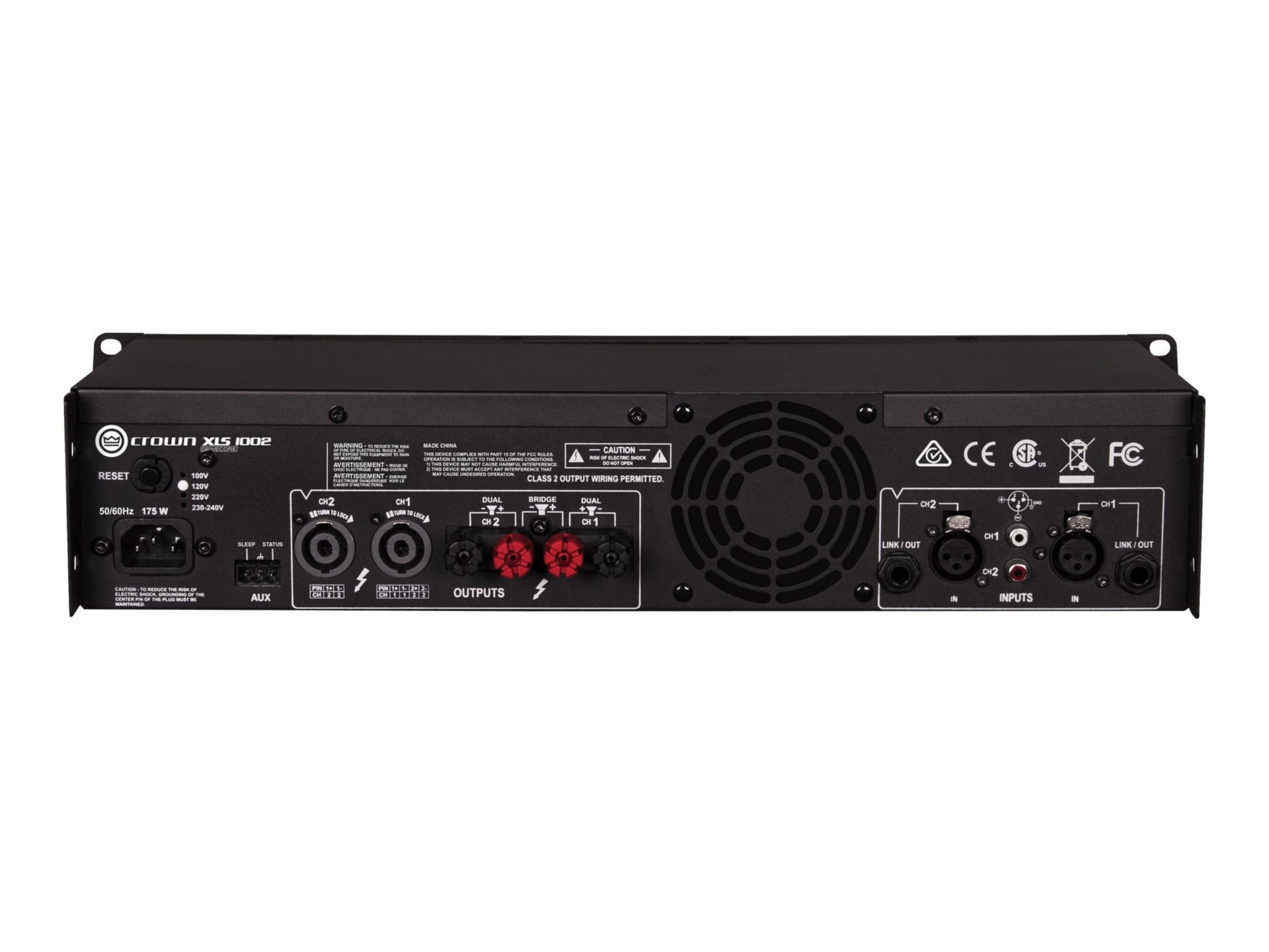 Amplificador-Grabadora Crown XLS DriveCore 2 Series XLS 1002 - vista 4
