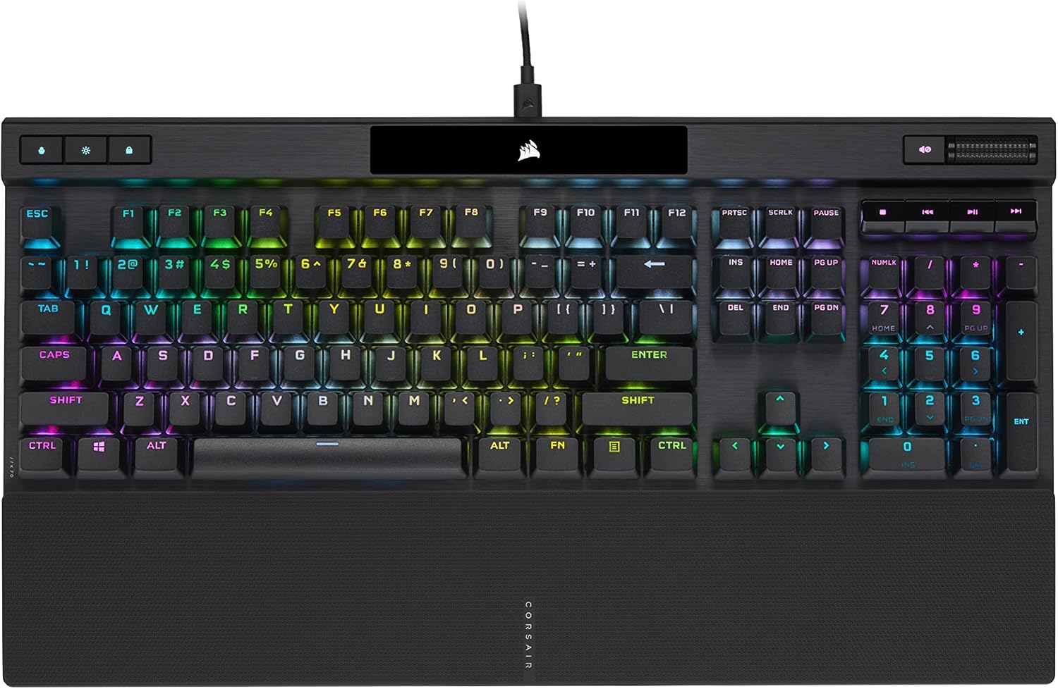 Teclado mecanico Corsair K70 RGB PRO Cherry MX Brown — vista 1