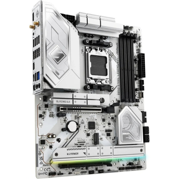 asrock-b850-steel-legend-wifi-motherboard-am5-ddr5-8000-pcie-5-wifi-7-usb4-atx-blanco-vista_2