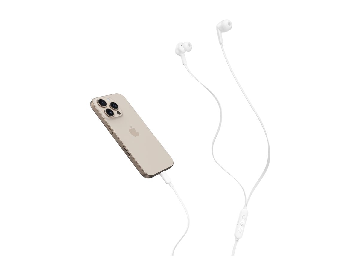 Audífonos True Wireless Belkin Wired USB-C In-Ear Earbuds w/ Mic - vista 6