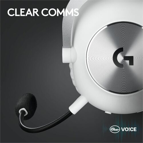 Auriculares de gaming Logitech G PRO X Con cable/Inalámbrico Sobre la cabeza Estéreo - Blanco - Binaural - Cer - imagen 9