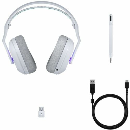 Auriculares de gaming Logitech LIGHTSPEED G522 Con cable/Inalámbrico Sobre la cabeza Estéreo - Blanco - Binaur - imagen 6