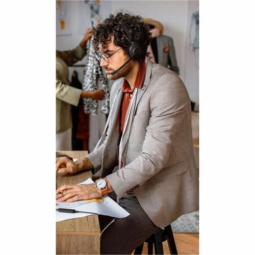 Auriculares Jabra Evolve 10 Cableado Sobre la cabeza, Sobre la oreja Estéreo - Negro - Binaural - Supra-aural - imagen 7