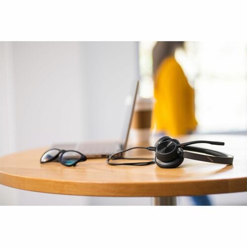 Auriculares Poly Voyager 4300 UC 4320 Con cable/Inalámbrico Sobre la oreja, Sobre la cabeza Estéreo - Negro - - imagen 4