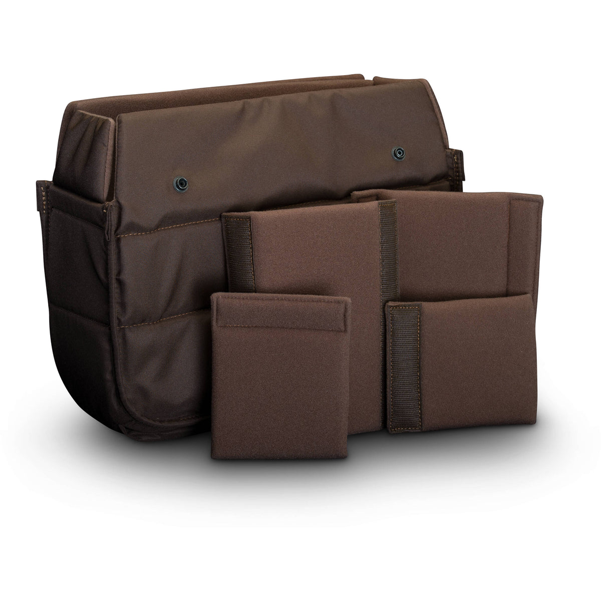 Bandolera Billingham Eventer MKII (Sage Fibrenyte y Chocolate Leather) - vista trasera