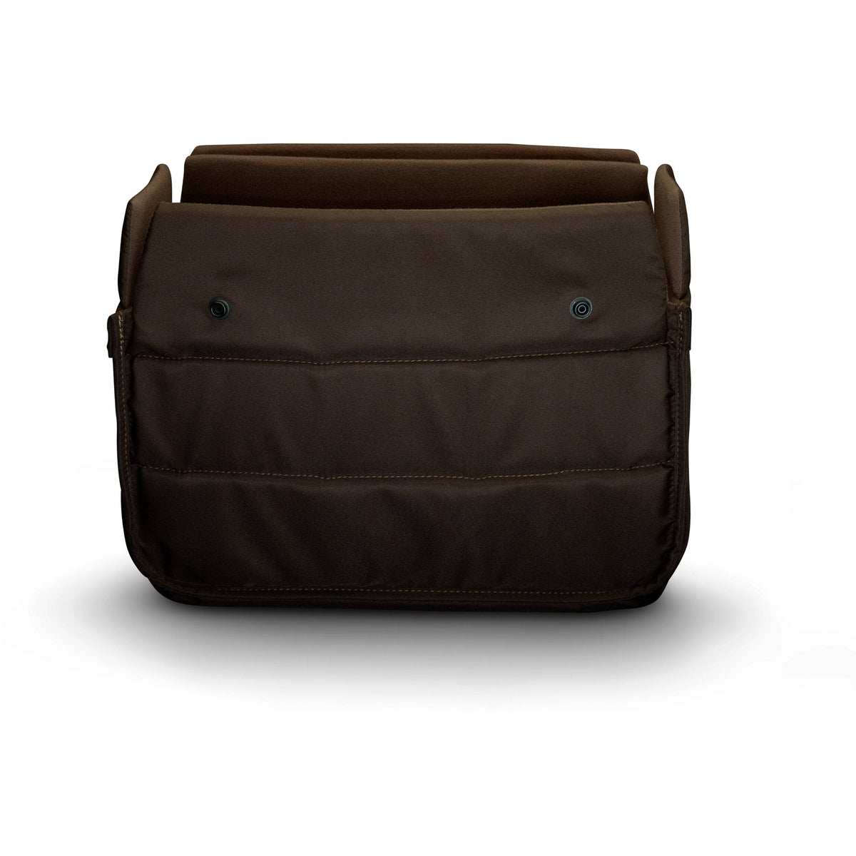 Bandolera Billingham Eventer MKII (Sage Fibrenyte y Chocolate Leather) - vista lateral