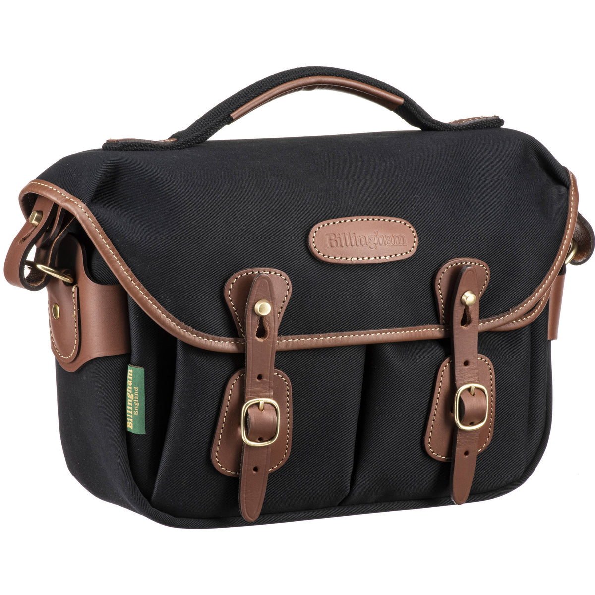 Bandolera Billingham Hadley Chico Pro (Negro Canvas/Beige Leather Trim, 5L) - vista principal