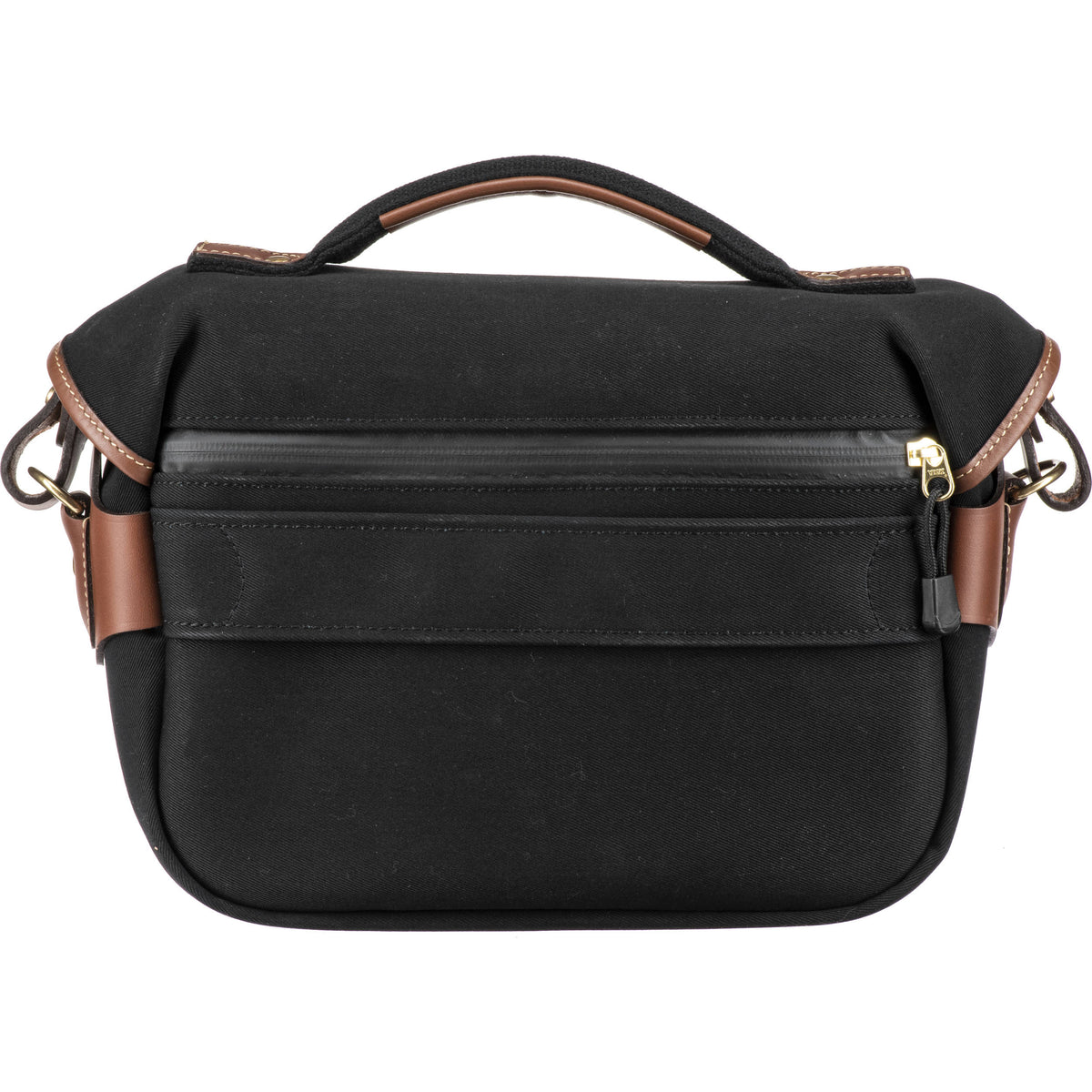 Bandolera Billingham Hadley Chico Pro (Negro Canvas/Beige Leather Trim, 5L) - vista lateral