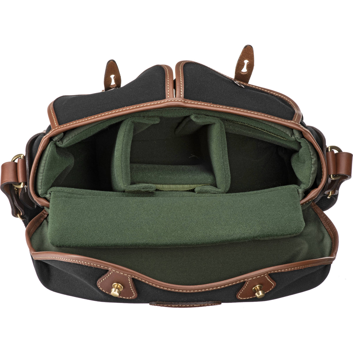 Bandolera Billingham Hadley Chico Pro (Negro Canvas/Beige Leather Trim, 5L) - detalle